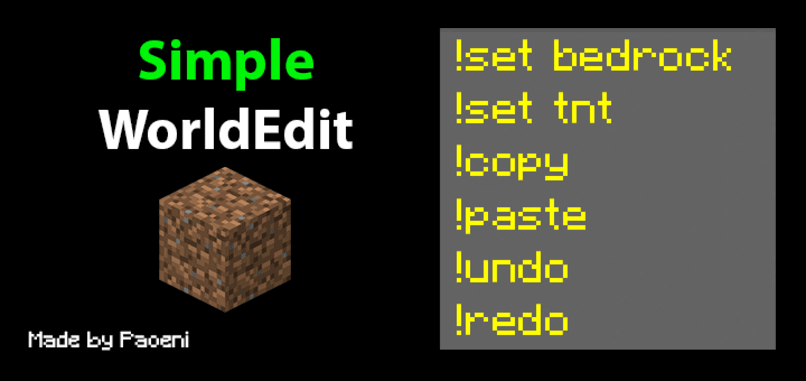 Thumbnail: Simple WorldEdit | 1.21.20x