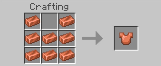 Copper Chestplate Recipe