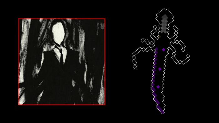 Slenderman and Slenderman Blade