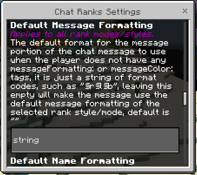 Chat Ranks Settings GUI: Screenshot 9