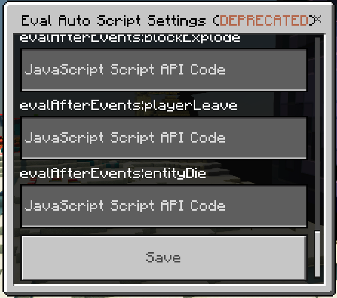 Eval Auto Execute Settings GUI: Screenshot 6