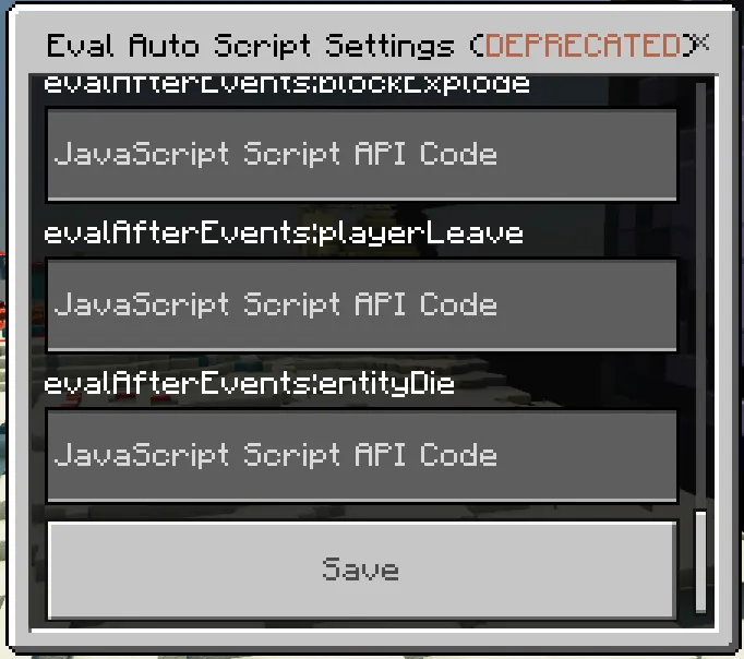 Eval Auto Execute Settings GUI: Screenshot 6