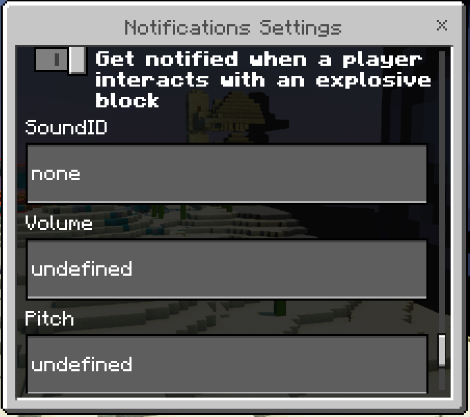 Notifications Settings GUI: Screenshot 18