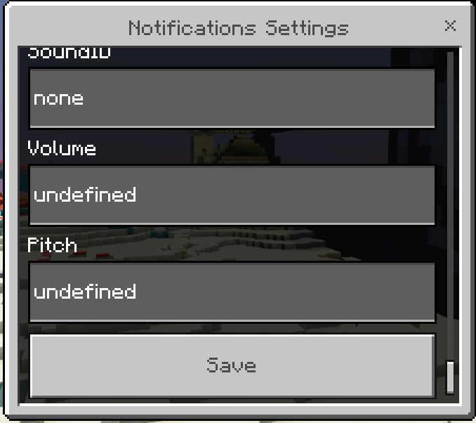 Notifications Settings GUI: Screenshot 20