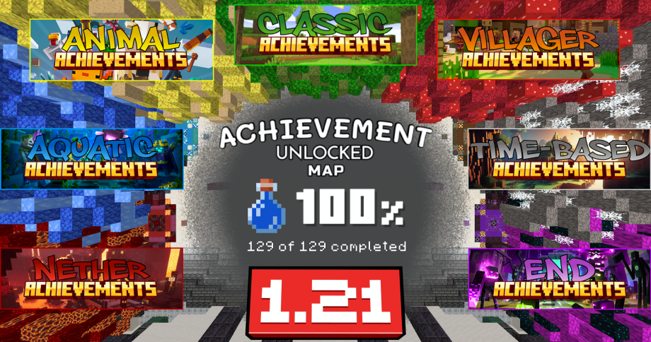 Thumbnail: Achievement Unlocked Map 1.21 - Easily and Quickly