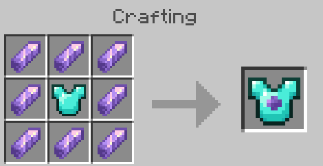 Amethyst Infused Diamond Chestplate Recipe