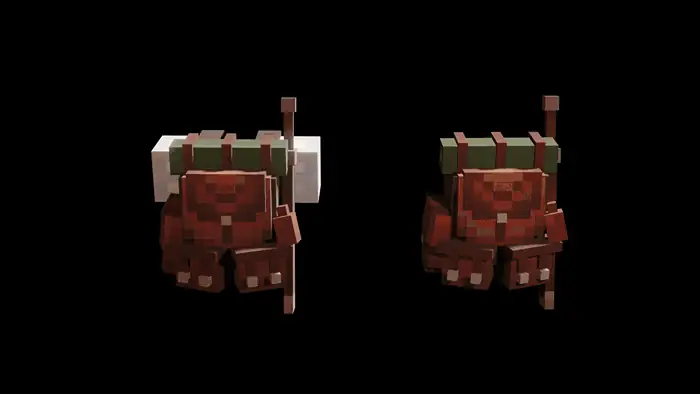 Backpacked Armor Models: 360° View