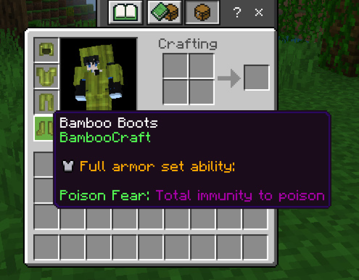 Bamboo Armor Description