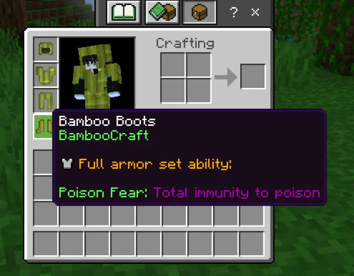 Bamboo Armor Description