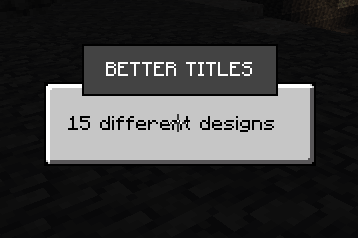 Better Titles: Design 1