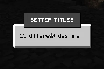Better Titles: Design 1