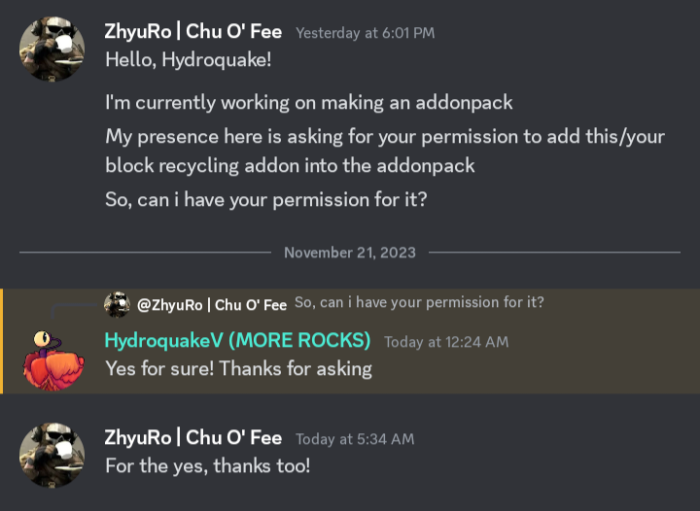 Permission from Hydroquake