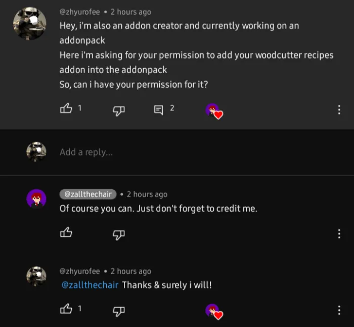 Permission from ZallTheChair