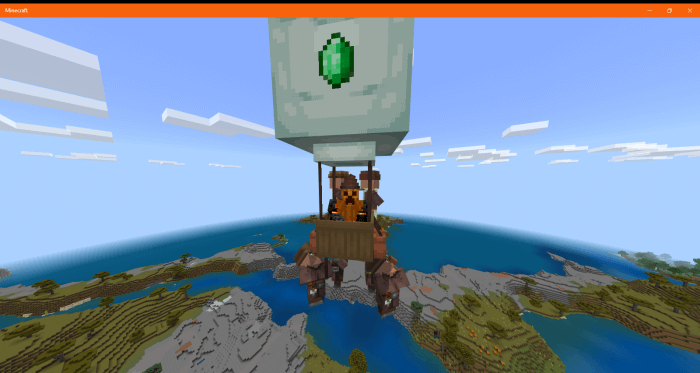 Personal Balloon with Villagers: Screenshot