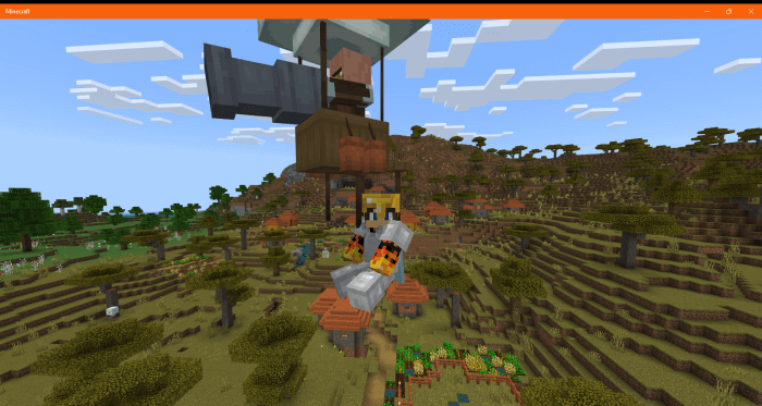 Villagers In Balloons: Screenshot 2