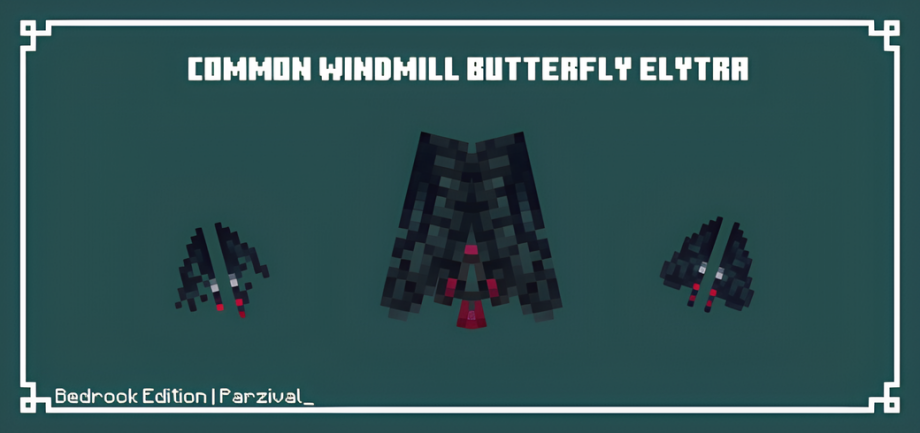 Thumbnail: Common Windmill Butterfly Elytra | Bedrock Edition