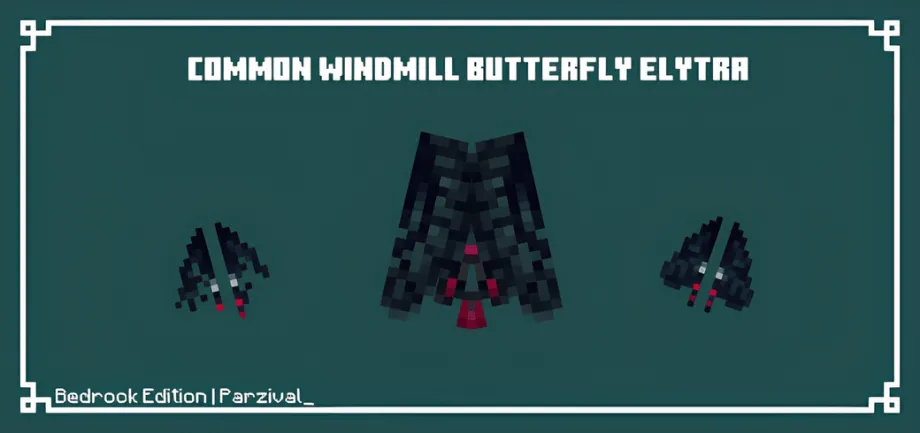 Thumbnail: Common Windmill Butterfly Elytra | Bedrock Edition