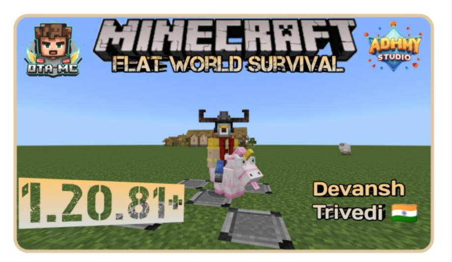 Thumbnail: Flat World Survival Map for Minecraft PE by DtA MC