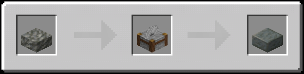 Polished Tuff Slab Stonecutter Recipe (Variant 1)