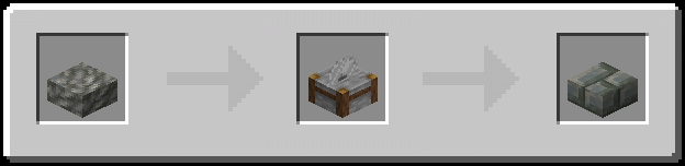 Tuff Bricks Slab Stonecutter Recipe (Variant 2)