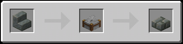 Tuff Bricks Slab Stonecutter Recipe (Variant 3)