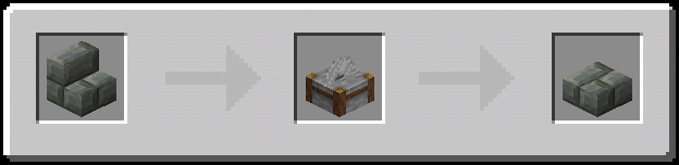 Tuff Bricks Slab Stonecutter Recipe (Variant 5)