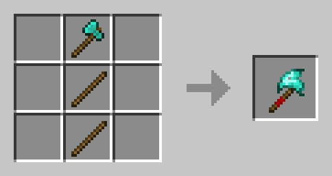 Diamond Lumber Axe Recipe