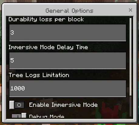 General Options
