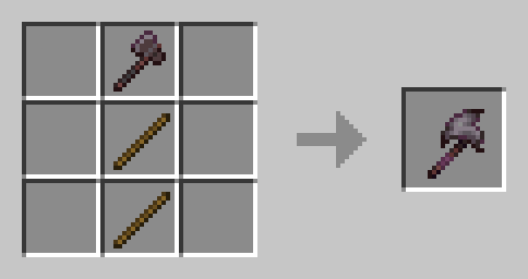 Netherite Lumber Axe Recipe 1