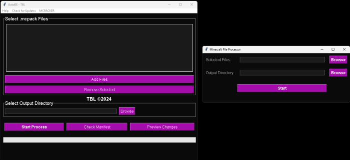 AutoBE - A Modpack Tool: Screenshot 1