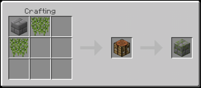 Mossy Stone Bricks Recipe (Variant 3)