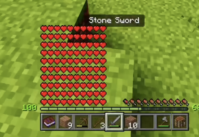 Minecraft! But your XP = your hearts: Screenshot 4