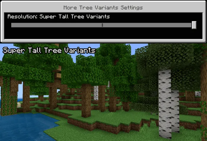 Resolution: Super Tall Tree Variants