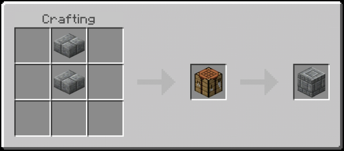 Chiseled Andesite Bricks Recipe (Variant 1)