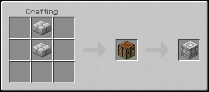 Chiseled Diorite Bricks Recipe (Variant 1)