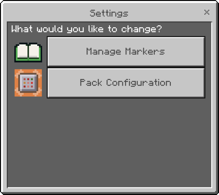 Settings Menu