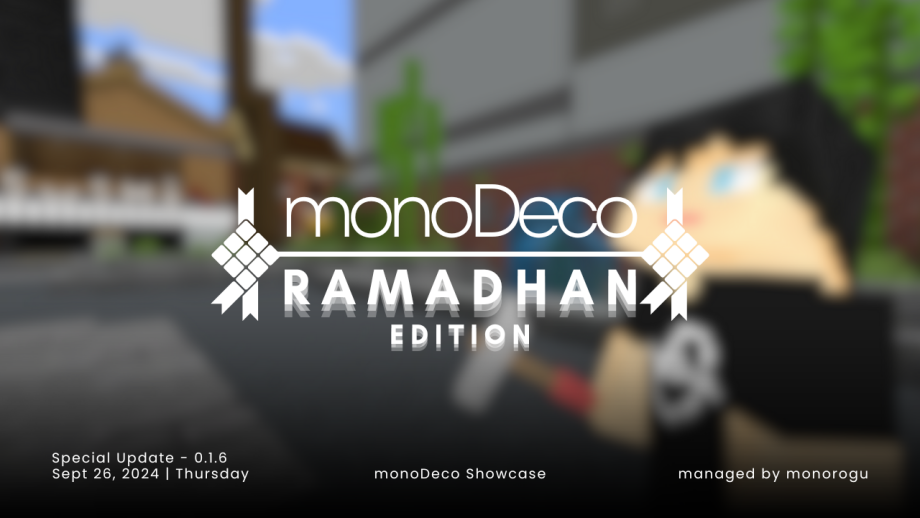 Thumbnail: monoDeco Ramadhan Furniture | v0.1.6 | MCPE 1.21.30+