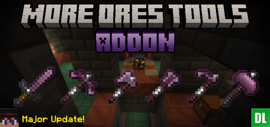 Thumbnail: More Ores Tools v1.5.3 [1.21+ Fixed Update!] (Compatible With Any Addon)