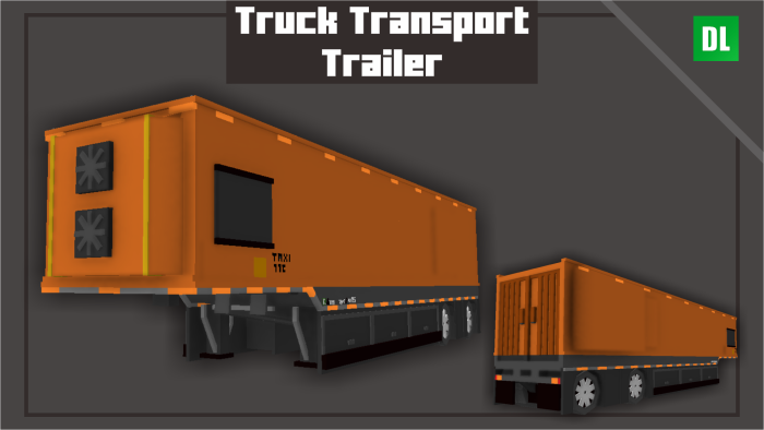 Truck Transport Trailer