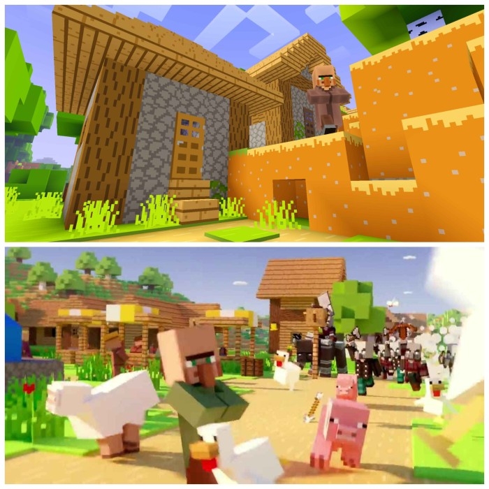 Newb X Trailer and Village & Pillage Update: Comparison