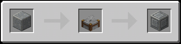 Chiseled Polished Andesite Recipe (Variant 2)