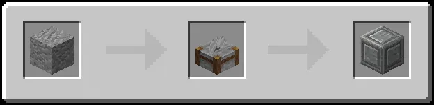 Chiseled Polished Andesite Recipe (Variant 3)