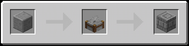 Chiseled Polished Stone Recipe (Variant 2)