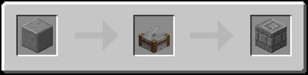 Chiseled Polished Stone Recipe (Variant 2)