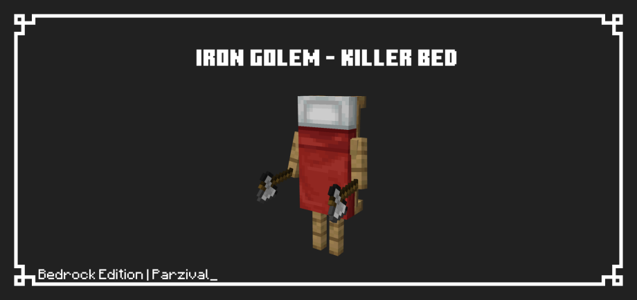 Thumbnail: NOTLIVES's Iron Golem - Killer Bed | Bedrock Edition