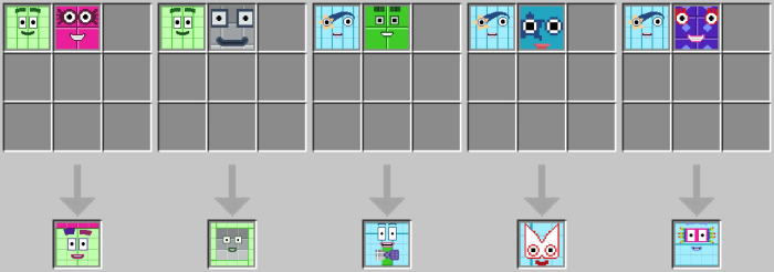 Numberblocks Recipes 12