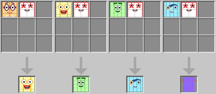 Numberblocks Recipes 7