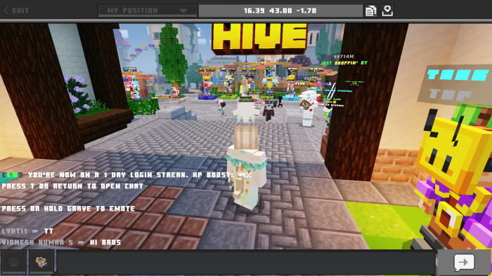 Ore GUI: Chat Screen