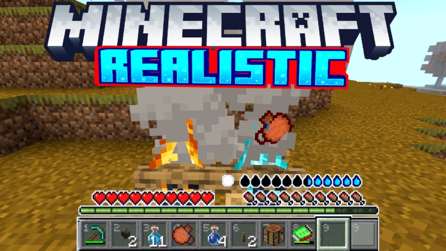 Thumbnail: Realistic Survival 1.3.1 | Water & Temperature Bar