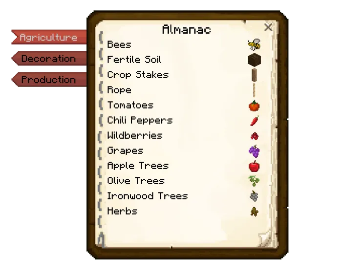 Almanac UI